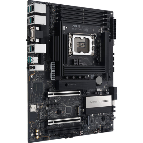 Asus pro ws z890-ace se socket 1851 moederbord (raid, 2.5gb-lan, 10gb-lan, sound, atx)