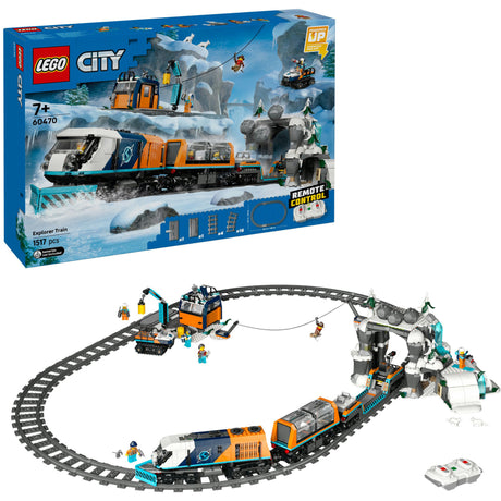 Lego city onderzoekstrein op de noordpool voertuig speelgoed - 60470