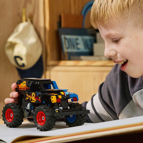 Lego technic 42219 monster jam grave digger vuur en ijs