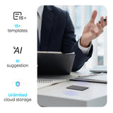 Plaud note dicteerapparaat (zwart, 64 gb, bluetooth (ble 5.2), wi-fi (2.4ghz))