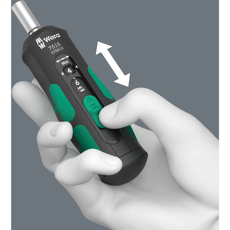 Wera 7515 kraftform safe-torque speed draaimomentschroevendraaier (zwart groen, 2-6 nm)