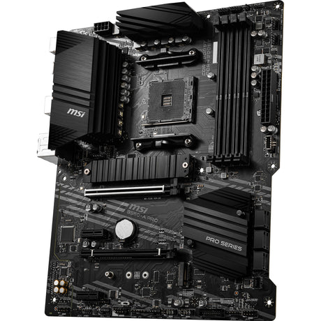 Msi b550-a pro socket am4 moederbord (zwart, raid, gb-lan, sound, atx)