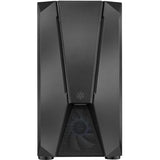 Silverstone sst-fav1mb-pro midi tower behuizing (zwart | 4x usb-a | rgb | window)