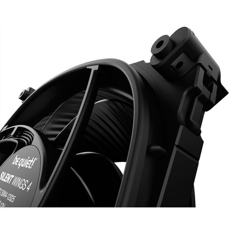 Be quiet! silent wings 4 pwm high-speed case fan (zwart, 120 x 120 x 25 mm)