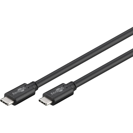 Goobay sync charge super speed usb-c kabel (zwart, 3 meter)