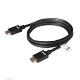 Club 3d ultra high speed hdmi 2.1 gecertificeerde kabel male-male (zwart, 1,5 meter, 4k 120hz, 8k 60hz, 48 gbps)
