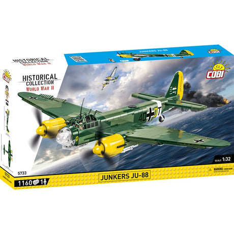 Cobi historical collection - junkers ju 88 constructiespeelgoed (schaal 1:32)