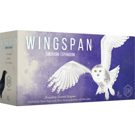 Asmodee wingspan european expansion bordspel (engels, uitbreiding, 1 - 5 spelers, 60 - 75 minuten, vanaf 10 jaar)