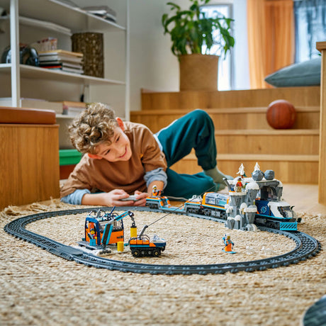 Lego city onderzoekstrein op de noordpool voertuig speelgoed - 60470