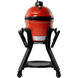 Kamado joe joe jr®-kar met zijtafels barbecuewagen (zwart)