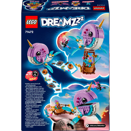 Lego dreamzzz - izzie's narwal-luchtballon constructiespeelgoed (71472)