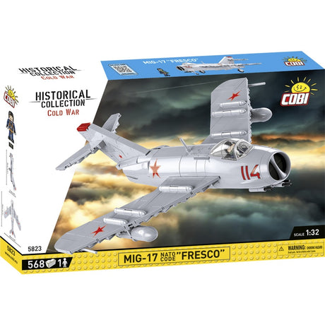 Cobi historical collection - mig-17 nato code fresco constructiespeelgoed (schaal 1:32)