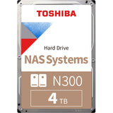 Toshiba n300 4 tb harde schijf (sata 6 gb s, bulk)