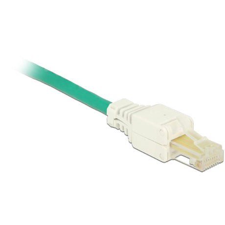 Delock rj45 plug cat.5e utp toolfree stekker (wit, 2 stuks)