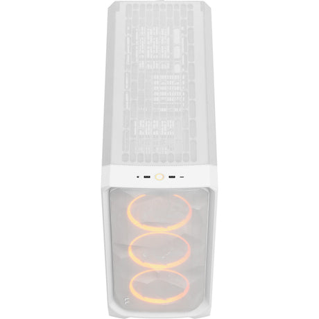Fractal design meshify 3 xl rgb big tower behuizing (wit | 2x usb-a | 1x usb-c | rgb | tempered glass)