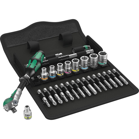 Wera 8100 sa 6 zyklop speed-ratelset 1 4 gereedschapsset (28-delig)