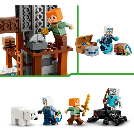 Lego minecraft de pikhouweelmijn bouwpakket voor kinderen - 21277