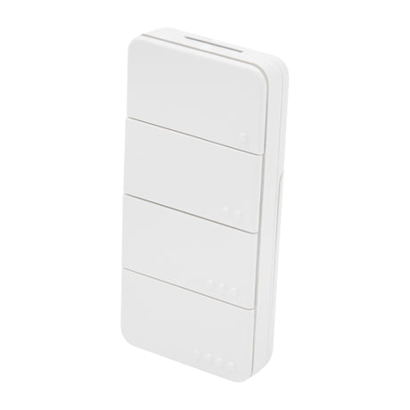 Shelly blu rc button 4 zb afstandsbediening (wit, bluetooth 5 (le), zigbee)