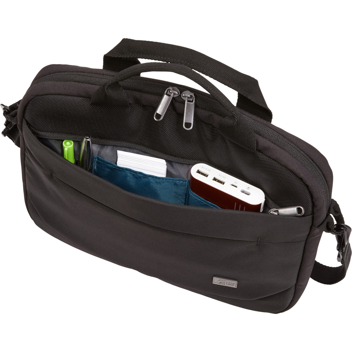 Case logic advantage 11,6 attaché notebooktas laptoptas (zwart)