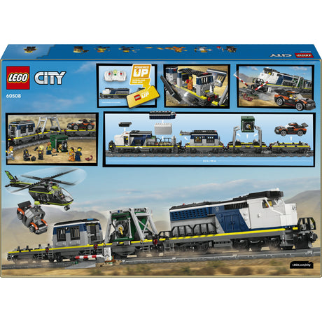 Lego ® city overval op politietrein - speelgoedtreinset - 60508