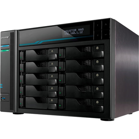 Asustor lockerstor 10 pro as7110t nas (zwart)