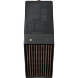 Fractal design north xl rc charcoal black tg dark midi tower behuizing (zwart houtkleur | 2x usb-a | 1x usb-c | tempered glass)