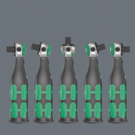 Wera 8009 zyklop pocket set 3 bitset (zwart groen, 27‑delig)