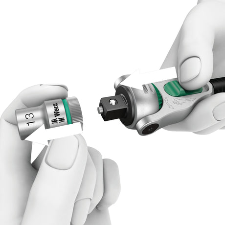 Wera 8100 sc 6 zyklop speed-ratelset, 1 2 -aandrijving gereedschapsset (zwart groen, 28-delig)