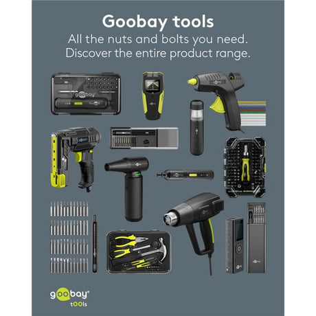 Goobay cordless mini vacuum cleaner advanced handstofzuiger (wit)