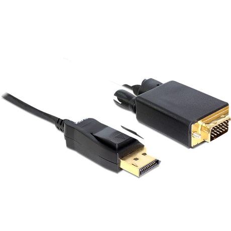 Delock displayport > dvi 24+1 adapter (zwart, 5 meter)