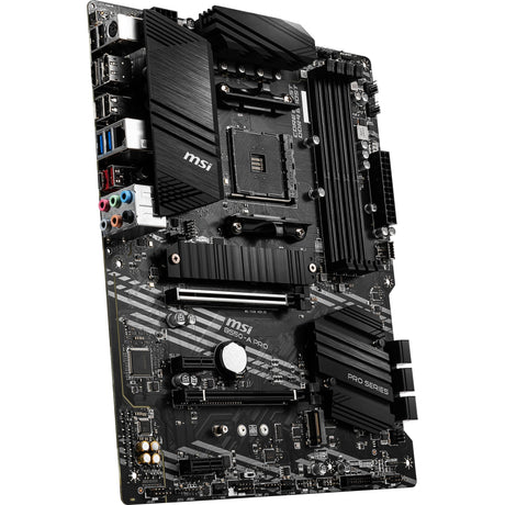Msi b550-a pro socket am4 moederbord (zwart, raid, gb-lan, sound, atx)