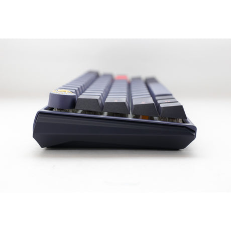 Ducky one 3 cosmic blue sf rgb mechanisch toetsenbord (donkerblauw, us lay-out (qwerty), cherry mx brown, 65%, rgb leds, double-shot pbt, hot-swappable, quack mechanics)