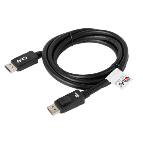 Club 3d displayport 1.4 hbr3 kabel (zwart, 2 meter, 8k)
