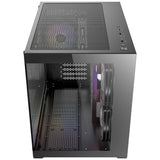 Antec cx600m argb mini tower behuizing (zwart | 3x usb-a | tempered glass)