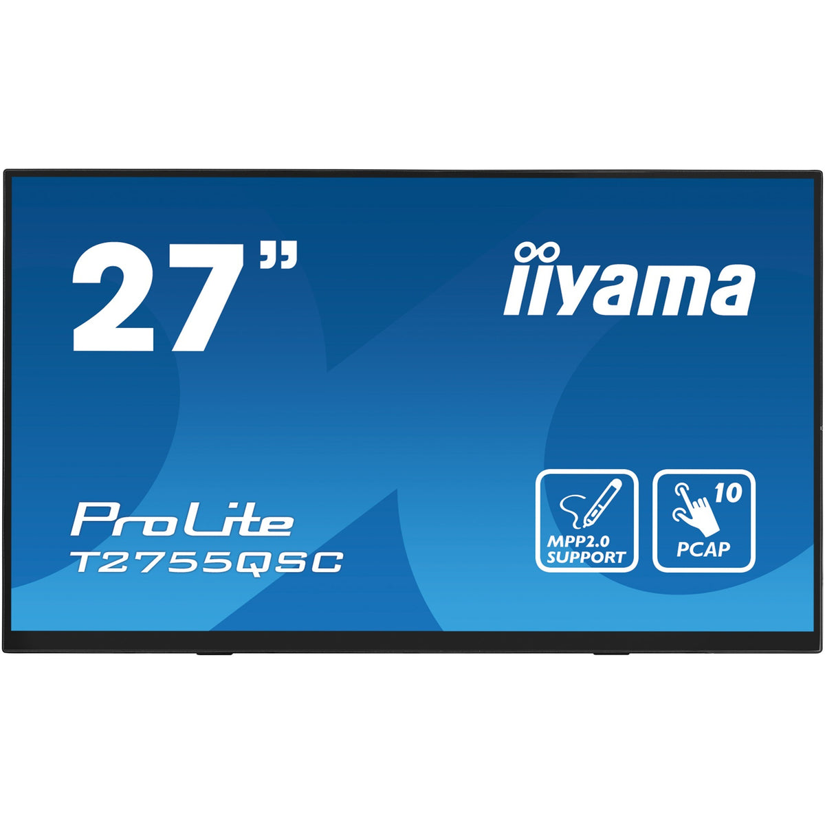 Iiyama prolite t2755qsc-b1 27 touchscreen monitor (zwart, 1x displayport, 1x hdmi, 2x usb-a)
