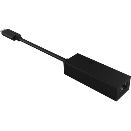 Icy box usb-c 3.2 gen 1 naar rj-45 gigabit lan adapter (zwart)