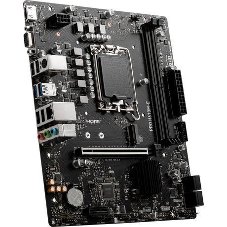 Msi pro h610m-e socket 1700 moederbord (gb-lan, sound, µatx)
