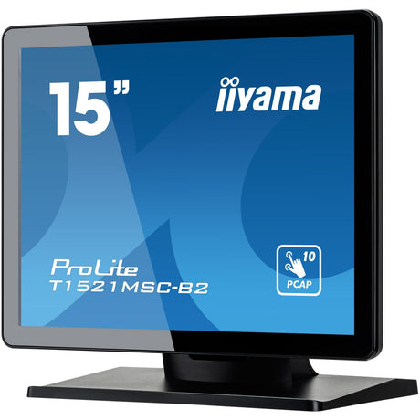 Iiyama prolite t1521msc-b2 15 touchscreen monitor (zwart, 1x hdmi, 1x vga)