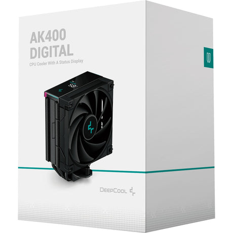 Deepcool ak400 digital rgb cpu-koeler (zwart, 4-pins pwm fan-connector)