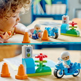 Lego duplo 10471 blauwe politiemotor