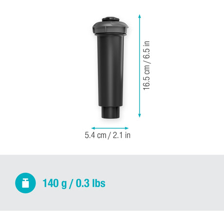 Gardena pop-up sprinkler md180 sproeier (zwart grijs, sproeiafstand tussen 5 m en 7,5 m)