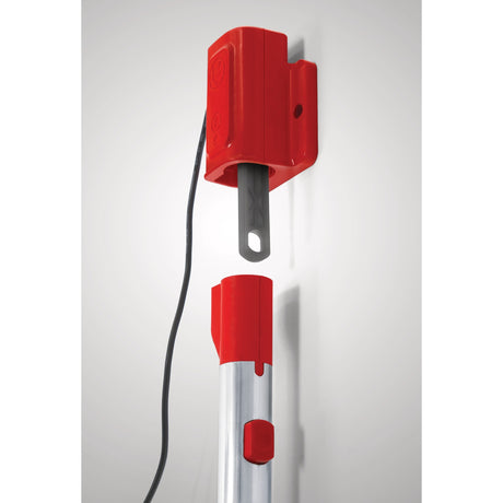 Wolf-garten qc 25 em e-multi-star wandlaadstation oplaadstation (rood)