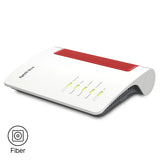 Fritz! box 5690 xgs edition international glasvezel router (wit rood, mesh wi-fi, 10 gbit s)