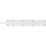 Brennenstuhl bremounta stekkerdoos 5-voudig met 2 usb c-laadcontactdozen stekkerdoos (wit, 2x usb c)