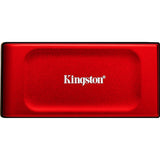 Kingston xs1000 portable 2 tb externe ssd (rood zwart, sxs1000r 2000g, usb-a 3.2 (10 gbit s))