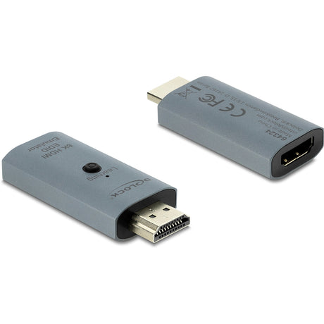 Delock hdmi edid emulator 8k adapter (antraciet)