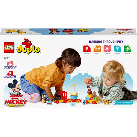 Lego duplo | disney mickey %26 minnie verjaardagstrein, bouwbaar speelgoed voor peuters 10941