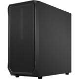 Fractal design focus 2 black solid midi tower behuizing (zwart | 2x usb-a)