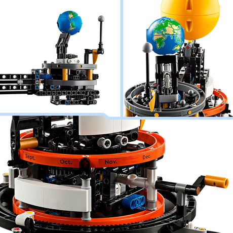 Lego technic - de aarde en de maan in beweging constructiespeelgoed