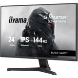 Iiyama g-master black hawk g2441hsu-b1 23.8 gaming monitor (zwart, hdmi, displayport, 2x usb-a, usb-b, 144 hz)